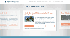 Desktop Screenshot of creditcardcrunch.com